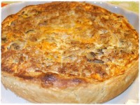 Quiche de atum e delícias do mar